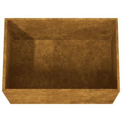 vidaXL Planter 62x47x46 cm Corten Steel, weathering steel/brown vidaXL Planter 62x47x46 cm Corten Steel