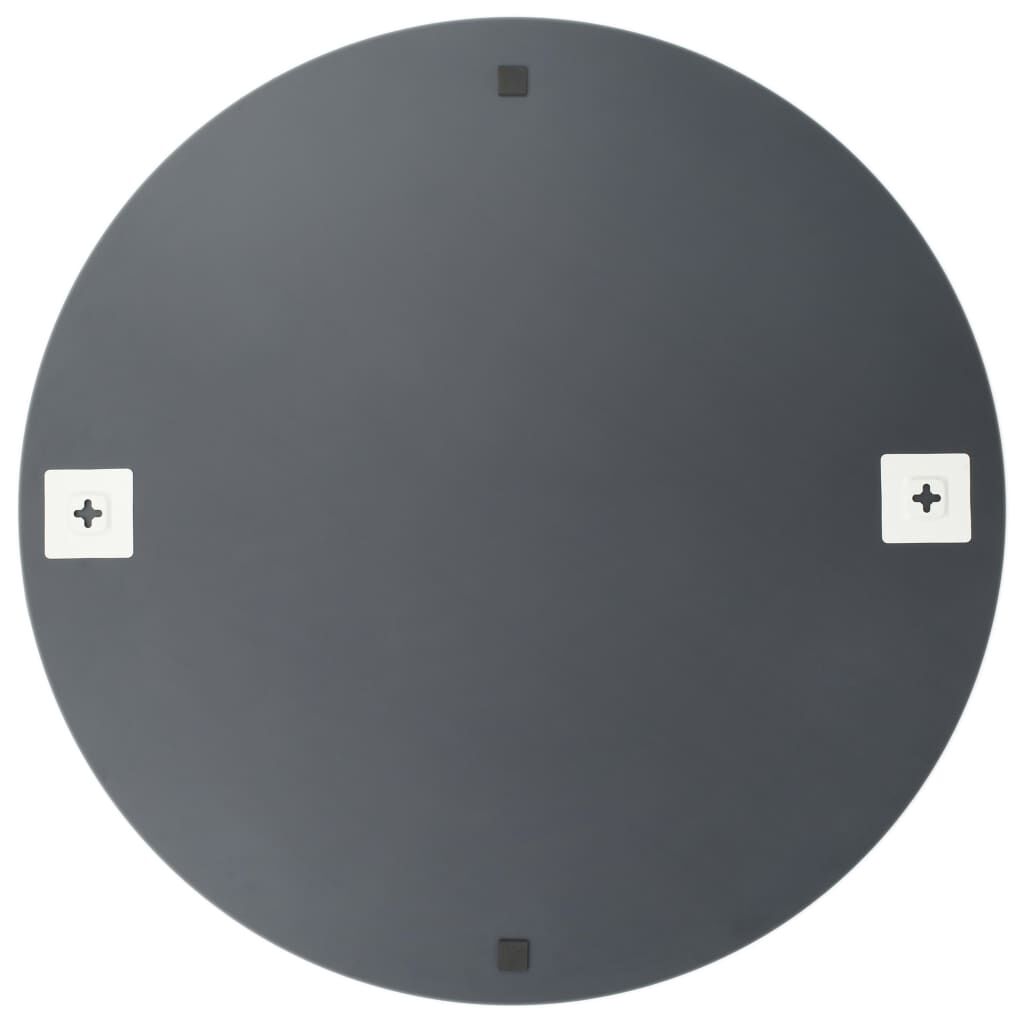 vidaXL Wall Mirrors 2 pcs 50 cm Round Glass