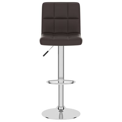 vidaXL Bar Stool Brown Faux Leather, brown vidaXL Bar Stool Brown Faux Leather