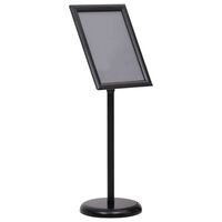 vidaXL A3 Pedestal Poster Stand Black Aluminium Alloy, Black vidaXL A3 Pedestal Poster Stand Black Aluminium Alloy