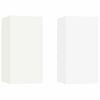 vidaXL 4 Piece TV Cabinet Set White Engineered Wood