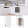 vidaXL Drawer Bottom Cabinet Lyon White 30x46x81.5 cm Engineered Wood