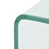 vidaXL Coffee Table Tempered Glass 98x45x30 cm Clear