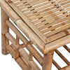 vidaXL 4 Piece Garden Lounge Set with Cushions Bamboo