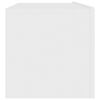 vidaXL TV Cabinet White 100x30x30 cm Engineered Wood