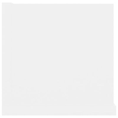 vidaXL CD Wall Shelf White 100x18x18 cm Engineered Wood, white vidaXL CD Wall Shelf White 100x18x18 cm Engineered Wood