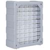 vidaXL Multi-drawer Organiser with 60 Drawers 38x16x47.5 cm