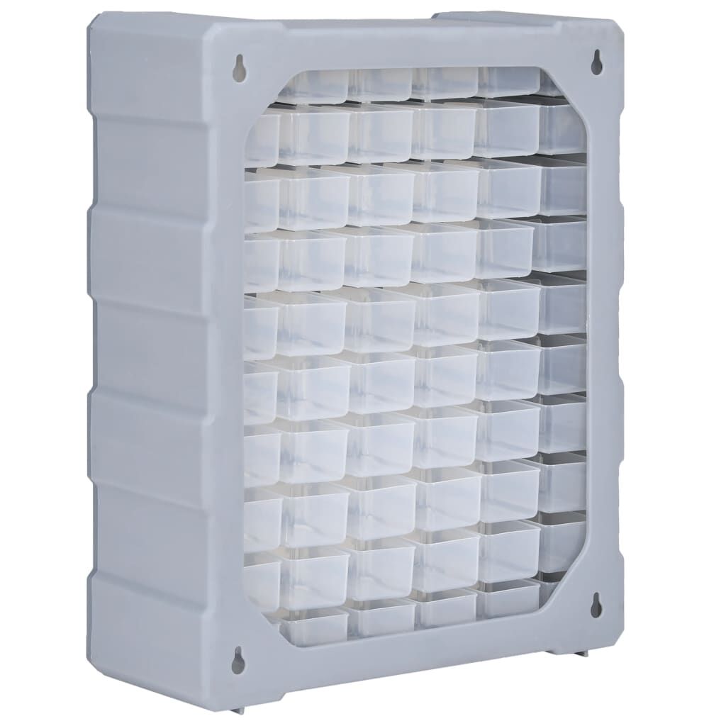 vidaXL Multi-drawer Organiser with 60 Drawers 38x16x47.5 cm