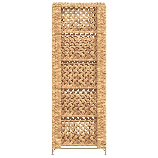 vidaXL Storage Unit with 5 Baskets 25.5x37x100 cm Water Hyacinth