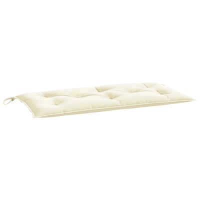 vidaXL Garden Bench Cushion Cream 100x50x7 cm Oxford Fabric