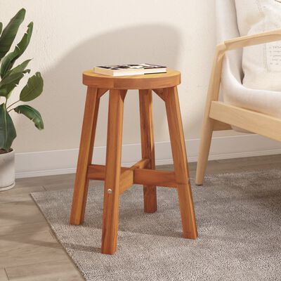 vidaXL Stool Brown 38x38x45 cm Round Solid Wood Acacia,  vidaXL Stool Brown 38x38x45 cm Round Solid Wood Acacia