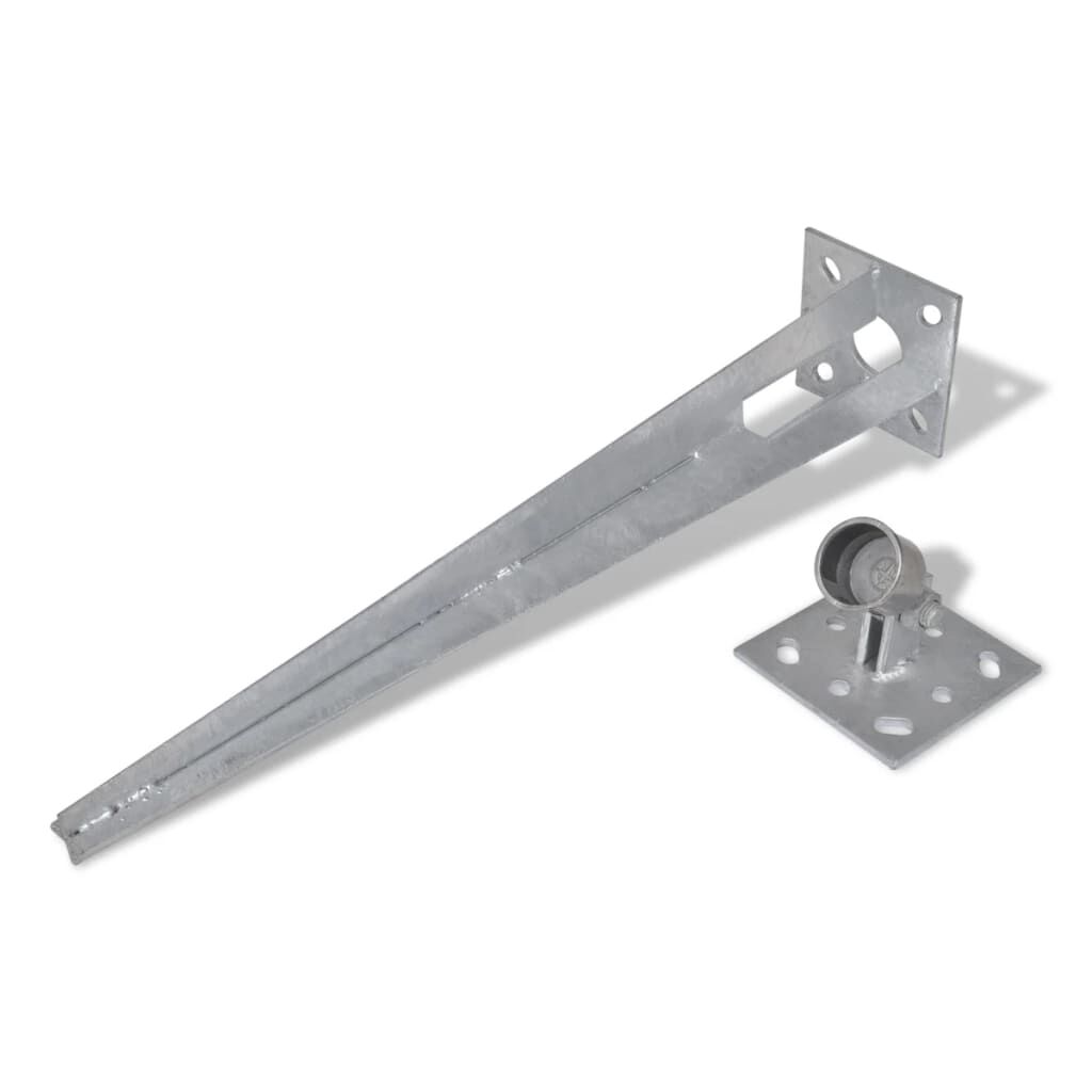 vidaXL Strive Post Spikes 2 pcs Steel
