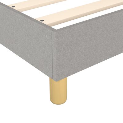 vidaXL Bed Frame without Mattress Light Grey 180x200 cm Super King Fabric, light grey vidaXL Bed Frame without Mattress Light Grey 180x200 cm Super King Fabric