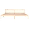 vidaXL Bed Frame without Mattress Solid Wood Pine 200x200cm