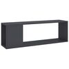 vidaXL TV Cabinet Grey 100x24x32 cm Engineered Wood