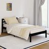 vidaXL Bed Frame without Mattress Solid Wood Pine 90x200cm Black