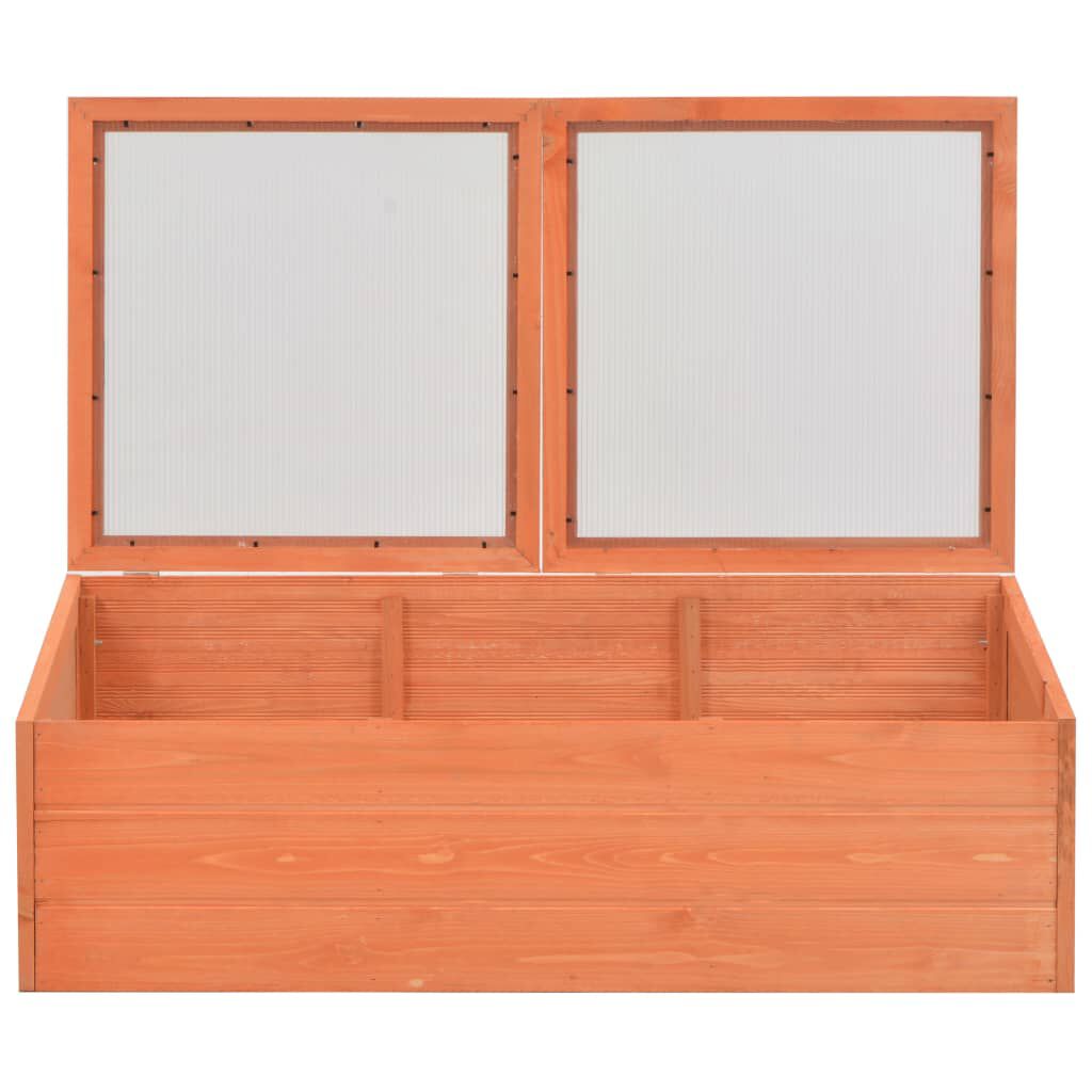 vidaXL Greenhouse Wood 100x50x34 cm