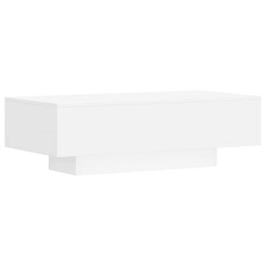 vidaXL Coffee Table White 100x49.5x31 cm Engineered Wood