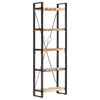 vidaXL 5-Tier Bookcase 60x30x180 cm Solid Reclaimed Wood
