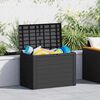 vidaXL Garden Storage Box Anthracite 78x44x55 cm