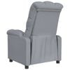 vidaXL Recliner Chair Light Grey Fabric