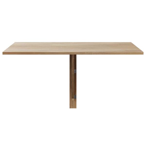 vidaXL Folding Wall Table Oak 100x60 cm
