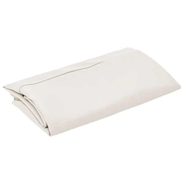 vidaXL Replacement Fabric for Outdoor Parasol Sand White 300 cm