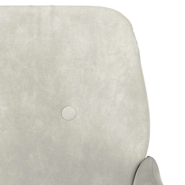 vidaXL Armchair Cream 62x79x79 cm Velvet