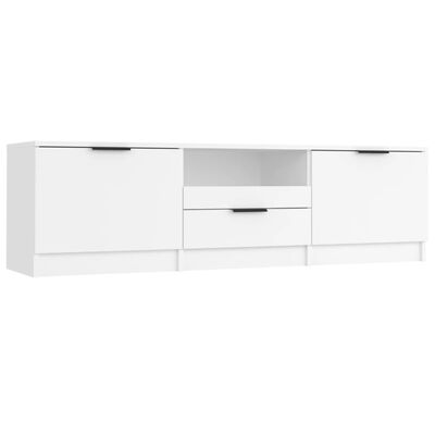 vidaXL TV Cabinet White 140x35x40 cm Engineered Wood, white vidaXL TV Cabinet White 140x35x40 cm Engineered Wood