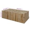 vidaXL Coffee Table Genuine Teak 90x50x30 cm