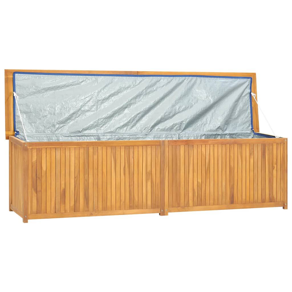 vidaXL Garden Box 200x50x55 cm Solid Wood Teak