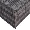 vidaXL 5 Piece Garden Sofa Set with Cushions & Pillows Poly Rattan Grey