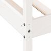 vidaXL Day Bed without Mattress White 90x200 cm Solid Wood Pine