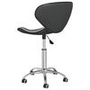 vidaXL Swivel Dining Chairs 6 pcs Grey Faux Leather