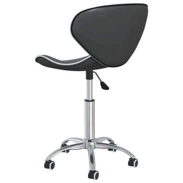 vidaXL Swivel Dining Chairs 6 pcs Grey Faux Leather