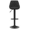 vidaXL Bar Stools 2 pcs Black Velvet