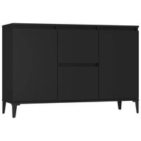 vidaXL Sideboard Black 102x35x70 cm Engineered Wood, black vidaXL Sideboard Black 102x35x70 cm Engineered Wood