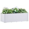 vidaXL Garden Raised Bed with Self Watering System White 100x43x33 cm