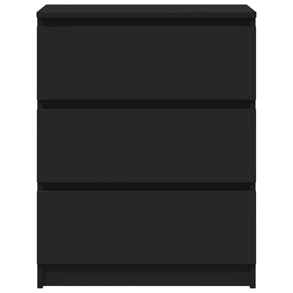 vidaXL Sideboard Black 60x35x76 cm Engineered Wood