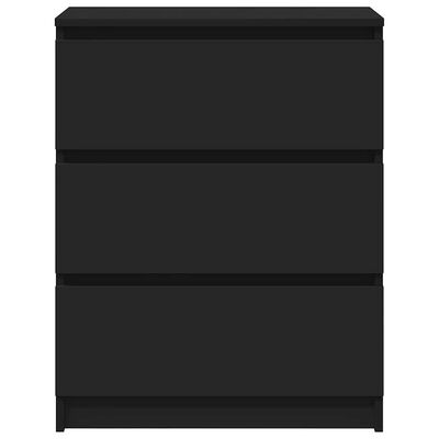 vidaXL Sideboard Black 60x35x76 cm Engineered Wood, black vidaXL Sideboard Black 60x35x76 cm Engineered Wood