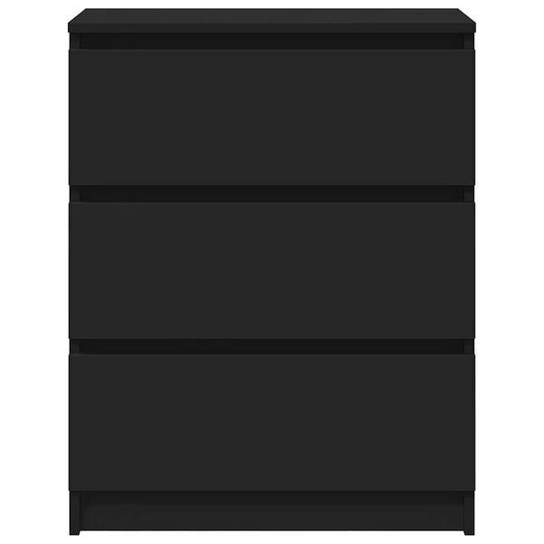 vidaXL Sideboard Black 60x35x76 cm Engineered Wood