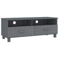 vidaXL TV Cabinet HAMAR Dark Grey 106x40x40 cm Solid Wood Pine, dark grey vidaXL TV Cabinet HAMAR Dark Grey 106x40x40 cm Solid Wood Pine