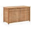 vidaXL Laundry Chest 77.5x37.5x46.5 cm Solid Walnut Wood