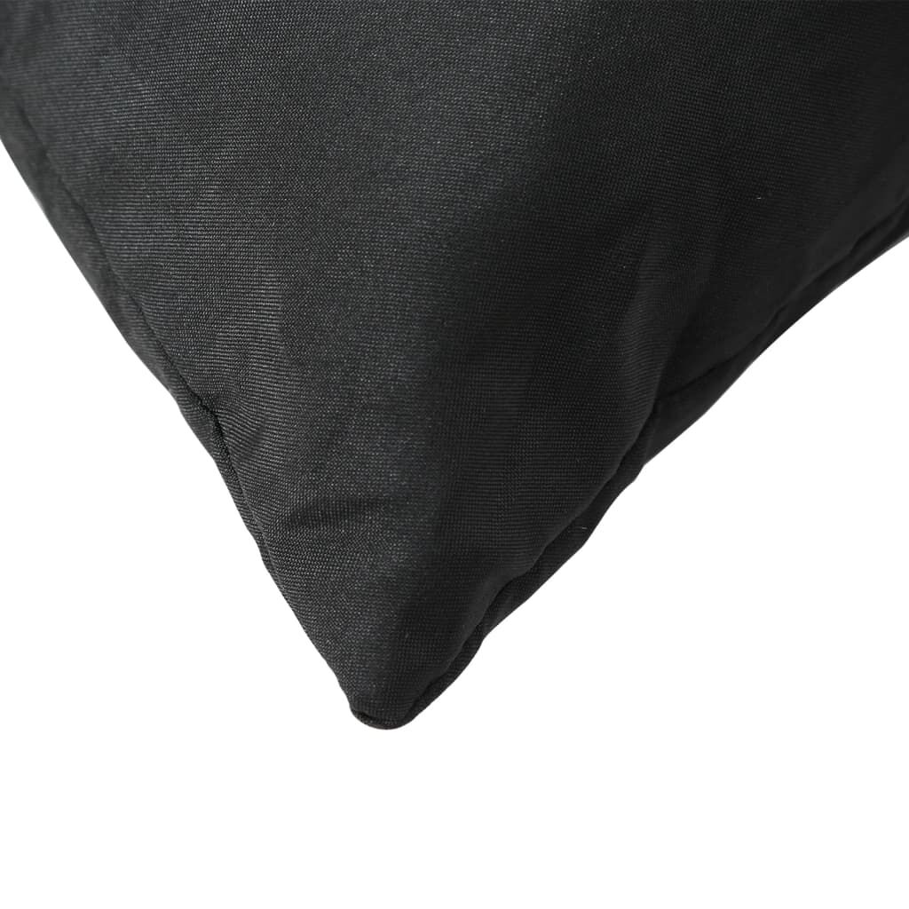 vidaXL Sofa Cushions 4 pcs Black 40x40 cm Fabric