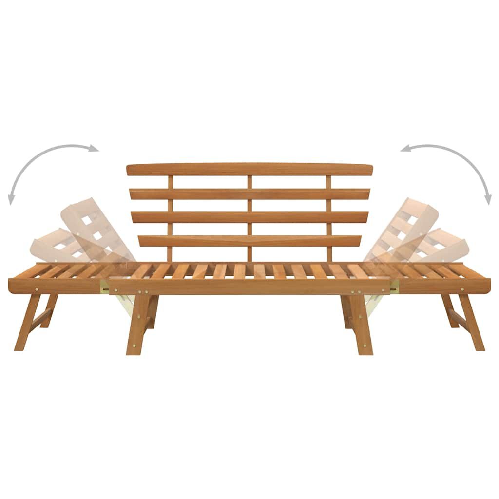 vidaXL Garden Bench 2-in-1 190 cm Solid Acacia Wood