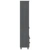 vidaXL Highboard HAMAR Dark Grey 60x35x180 cm Solid Wood Pine