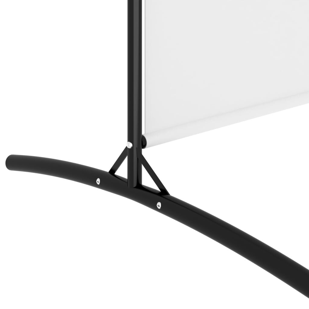vidaXL 4-Panel Room Divider White 346x180 cm Fabric