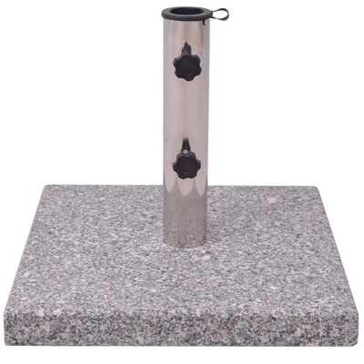 Granite Parasol Base Umbrella Holder 20kg, grey Granite Parasol Base Umbrella Holder 20kg