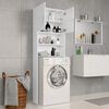 vidaXL Washing Machine Cabinet White 64x25.5x190 cm Engineered Wood