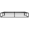 vidaXL Bed Frame without Mattress Black Metal 160x200 cm